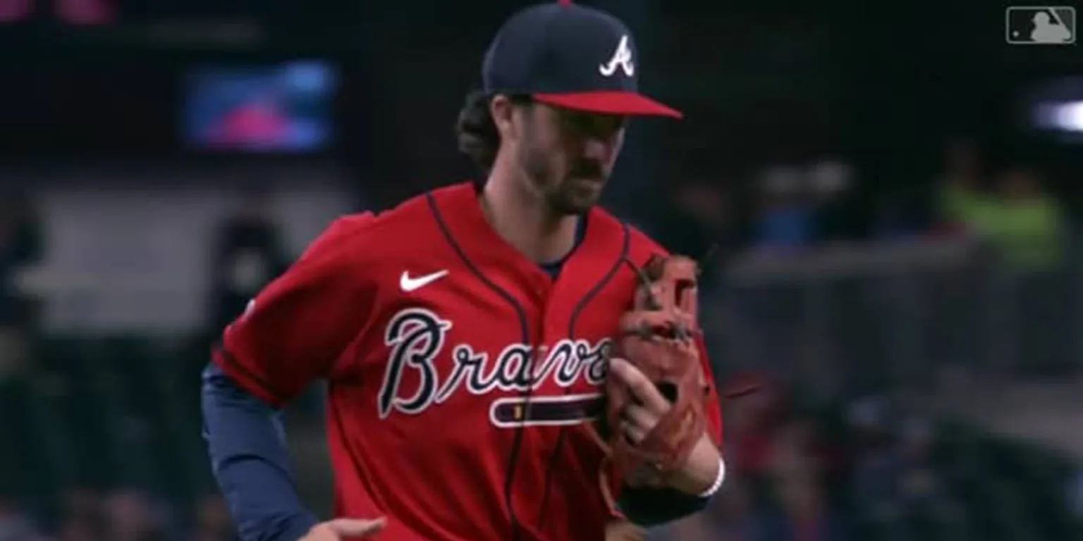 Braden Shewmake with the Atlanta Braves during his 2023 MLB debut call-up